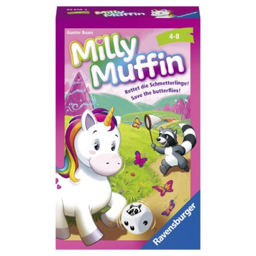 Im kooperativen Ravensburger Spiel ´Milly Muffin´ versuchen 2 bis 4 Kinder ab 4 Jahren gemeinsam, dr Im kooperativen Ravensburger Spiel ´Milly Muffin´ versuchen 2 bis 4 Kinder ab 4 Jahren gemeinsam, dr