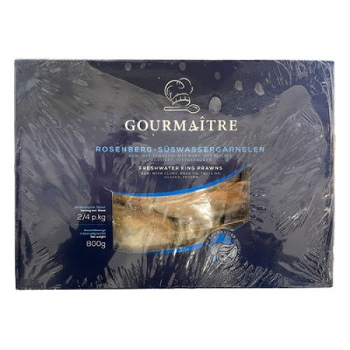 Freshwater Garnelen mit Kopf, Schale und Scheren roh TK 1kg Freshwater Garnelen mit Kopf, Schale und Scheren roh TK 1kg