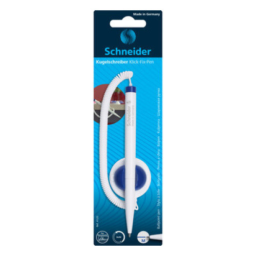 Kugelschreiber KLICK-FIX-PEN blau mit Teleschnur 1St Kugelschreiber KLICK-FIX-PEN blau mit Teleschnur 1St