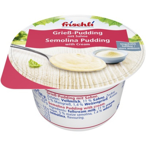 Griess-Pudding mit Sahne 85g Griess-Pudding mit Sahne 85g