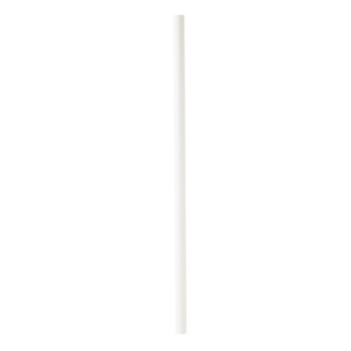 Papier Trinkhalme weiß 8mm 100St Papier Trinkhalme weiß 8mm 100St