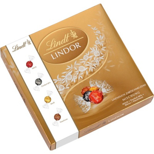 LINDOR Box Mischung Gold 600g LINDOR Box Mischung Gold 600g
