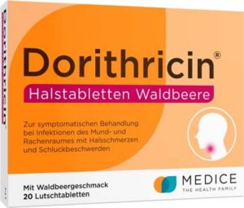 DORITHRICIN HALSTABLETTEN Waldbeere DORITHRICIN HALSTABLETTEN Waldbeere