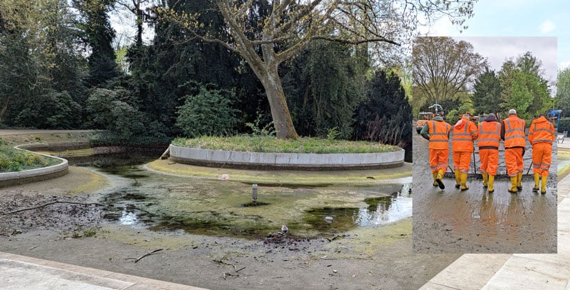 Frühjahrsputz: Schlamm raus, Frischwasser rein