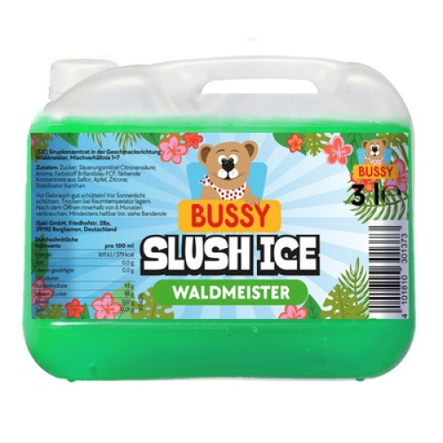 Bussy Slush Sirupkonzentrat Waldmeister 3l Bussy Slush Sirupkonzentrat Waldmeister 3l