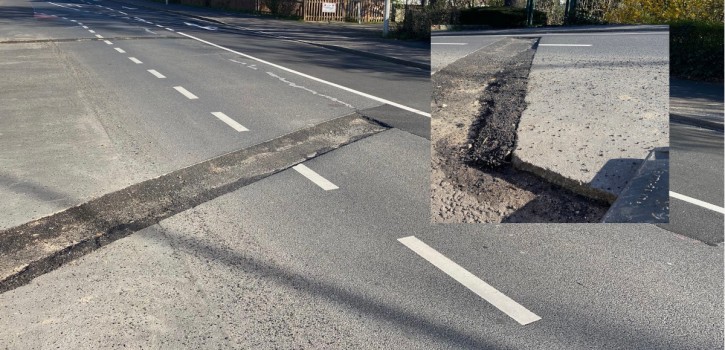 Straße war nach Bauarbeiten nicht „eingeebnet“
