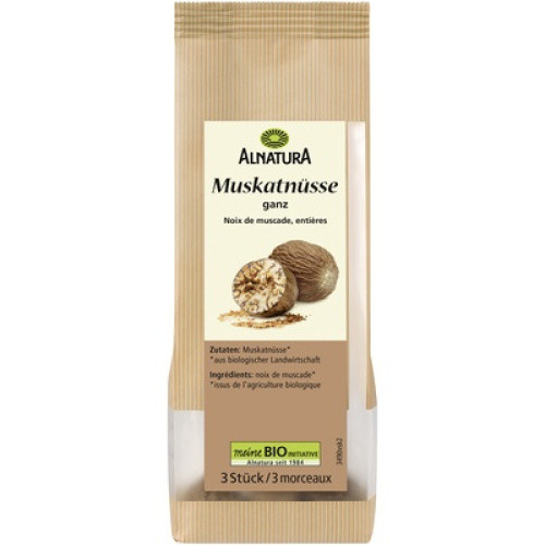 Bio Muskatnüsse ganz 12g (3St) Bio Muskatnüsse ganz 12g (3St)