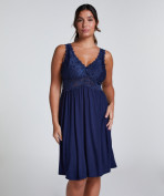 Slipdress Nora Lace  - Blau Slipdress Nora Lace  - Blau