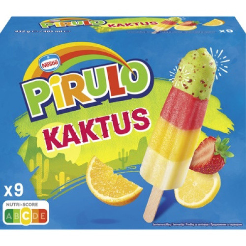 Fruchteis knallgrüner Kaktus TK 9 St Fruchteis knallgrüner Kaktus TK 9 St