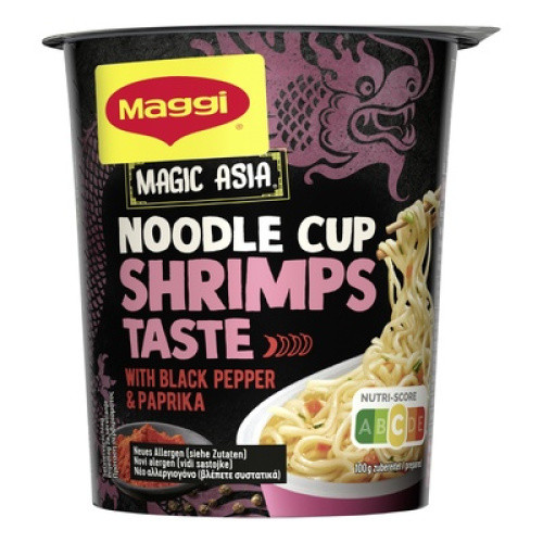 Maggi Magic Asia Instant Noodle Cup Shrimps 64g Maggi Magic Asia Instant Noodle Cup Shrimps 64g