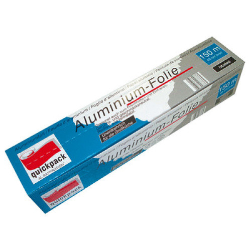Alufolie in der Box 0,45x150m Alufolie in der Box 0,45x150m