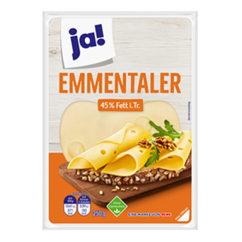 Emmentaler Scheiben 45% frisch 250g Emmentaler Scheiben 45% frisch 250g