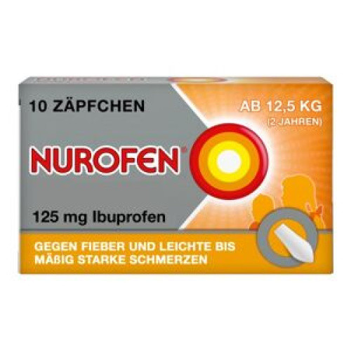 Nurofen Junior 125 mg Zäpfchen Nurofen Junior 125 mg Zäpfchen