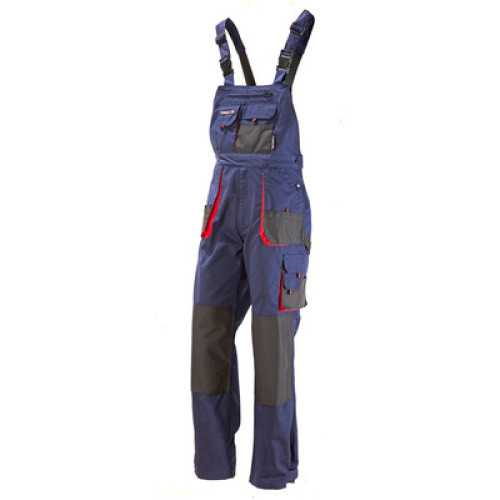 Arbeits-Latzhose Größe 46 schwarz/grau 1St Arbeits-Latzhose Größe 46 schwarz/grau 1St