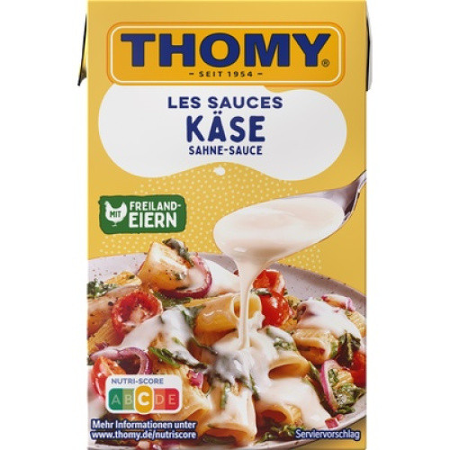 Käse-Sahne-Sauce 250 ml Käse-Sahne-Sauce 250 ml