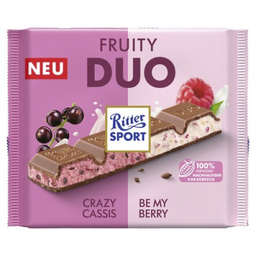 Ritter Sport Fruity Duo 218g Ritter Sport Fruity Duo 218g
