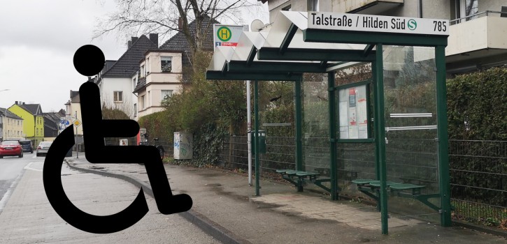 Unter anderem wird Station Talstraße/Bahnhof Süd umgebaut