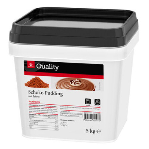 Schoko-Pudding mit Sahne 5kg Schoko-Pudding mit Sahne 5kg