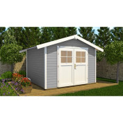 weka Gartenhaus 122 Gr.1 Satteldach Grau 28 mm weka Gartenhaus 122 Gr.1 Satteldach Grau 28 mm