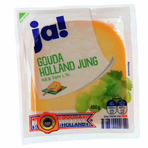 Gouda Holland 48% frisch 450g Gouda Holland 48% frisch 450g