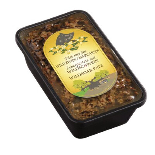 Leberpastete mit Wildschwein und Cognac frisch 250g Leberpastete mit Wildschwein und Cognac frisch 250g