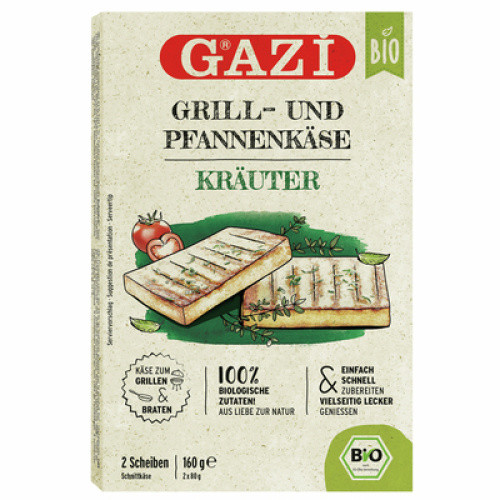 Bio Grill- & Pfannenkäse Kräuter frisch 160g Bio Grill- & Pfannenkäse Kräuter frisch 160g