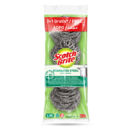 Scotch-Brite® Edelstahl-Spirale 3+1ST Scotch-Brite® Edelstahl-Spirale 3+1ST