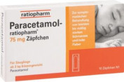 Paracetamol-ratiopharm 75 mg Zäpfchen Paracetamol-ratiopharm 75 mg Zäpfchen