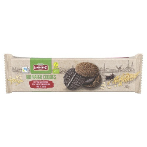 Bio Hafer Cookies Zartbitter 200g Bio Hafer Cookies Zartbitter 200g
