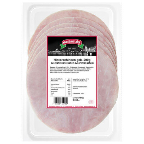 Hinterschinken gekocht frisch 200g Hinterschinken gekocht frisch 200g