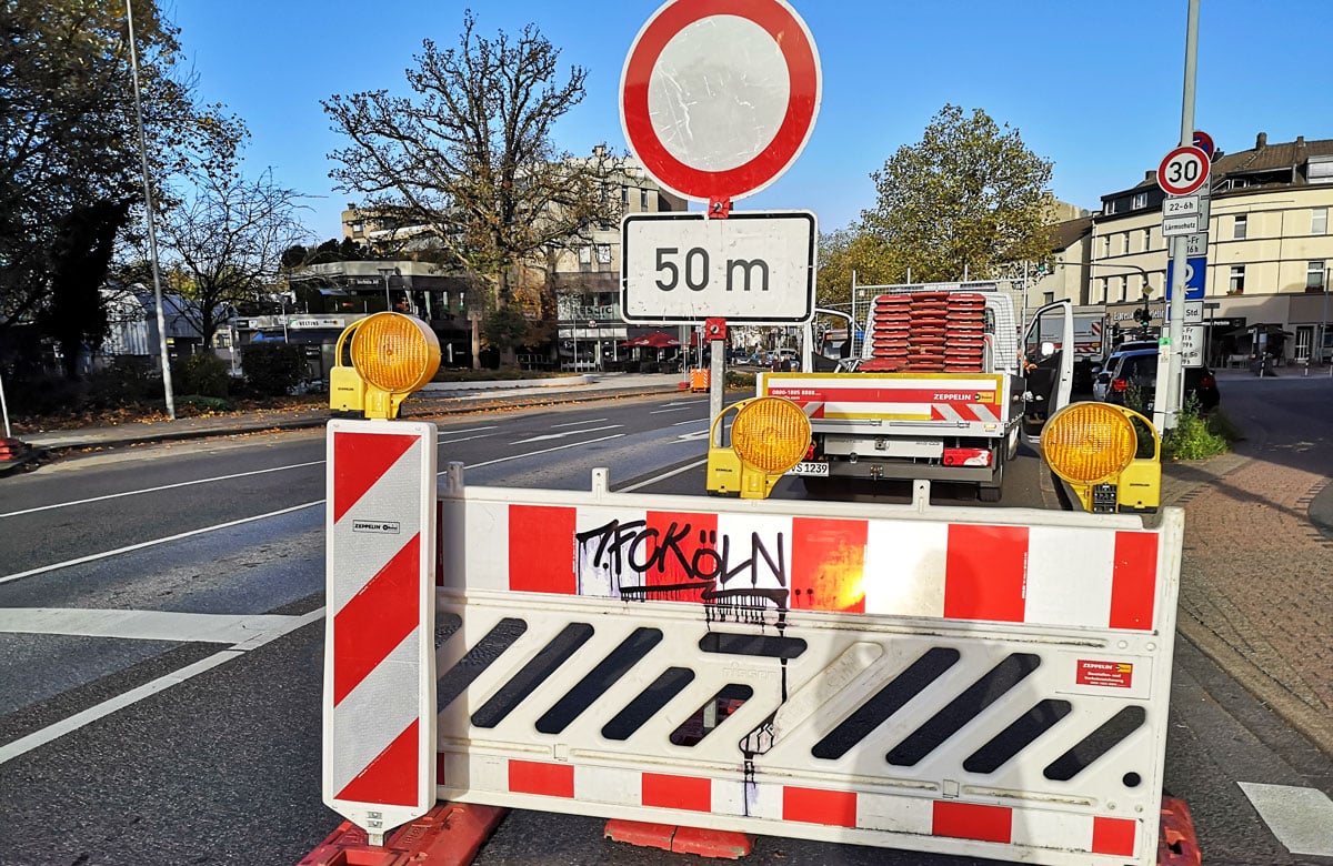 Benrather-Strasse-Sperre