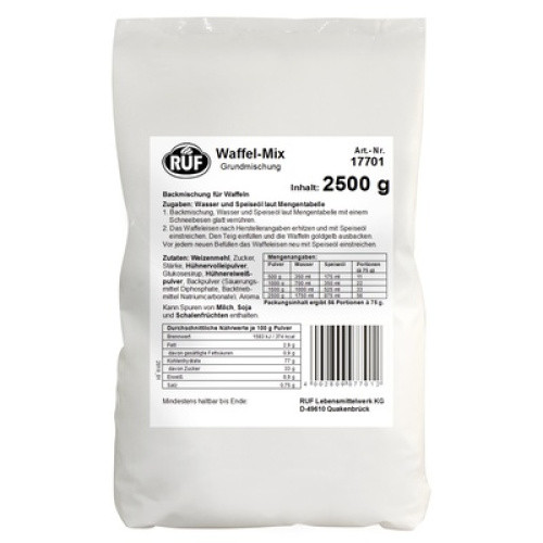 RUF Waffel-Mix 2,5kg RUF Waffel-Mix 2,5kg