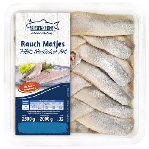 Kronen-Matjesfilets mit Rauchnote frisch 2,5kg Kronen-Matjesfilets mit Rauchnote frisch 2,5kg