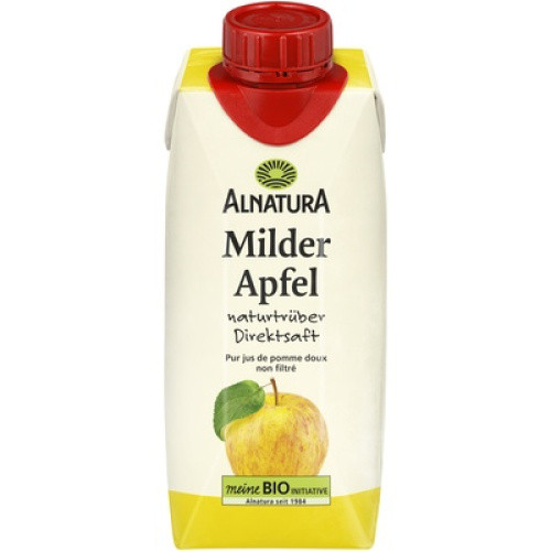 Bio Direktsaft Apfel mild vegan 0,33l Bio Direktsaft Apfel mild vegan 0,33l