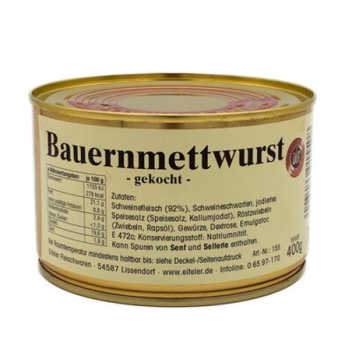 Eifeler Bauernmettwurst 400g Eifeler Bauernmettwurst 400g