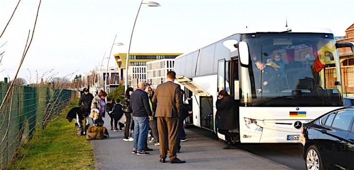 BSM-Bus transportierte Hilfsgütern in Partnerstadt Malbork BSM-Bus transportierte Hilfsgütern in Partnerstadt Malbork