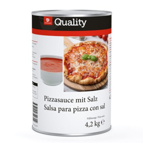 Pizzasauce mit Salz 4250ml Pizzasauce mit Salz 4250ml