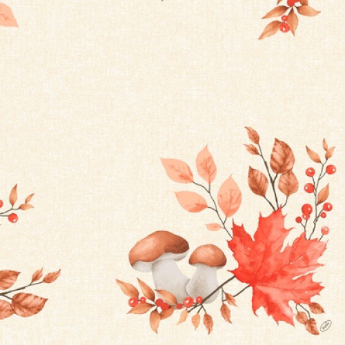 Bio Dunisoft Serviette Woodland 40x40cm 1/4 60St Bio Dunisoft Serviette Woodland 40x40cm 1/4 60St