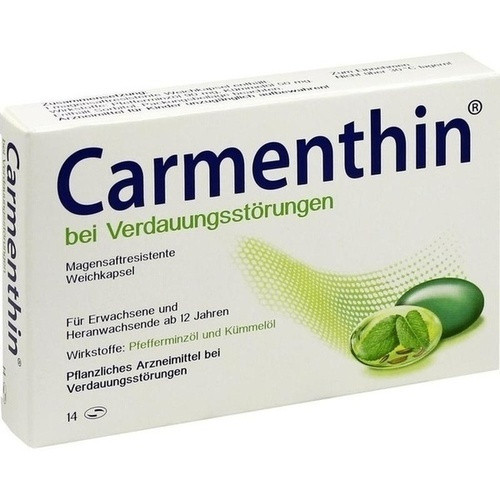 Carmenthin bei Verdauungsstörungen Kapseln magensaftresistent Carmenthin bei Verdauungsstörungen Kapseln magensaftresistent