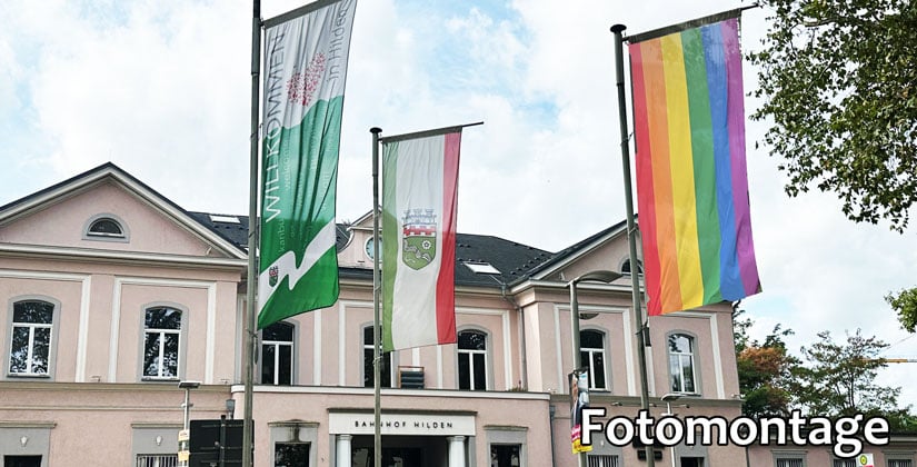 Ökopartei lehnt kostenlose alternative Regenbogenflagge ab Ökopartei lehnt kostenlose alternative Regenbogenflagge ab