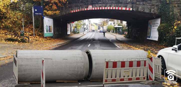 Dauert die Umleitung über Kirchhofstraße bis Ende nächsten Jahres? Kann die Bevölkerung dann aufatmen? Dauert die Umleitung über Kirchhofstraße bis Ende nächsten Jahres? Kann die Bevölkerung dann aufatmen?