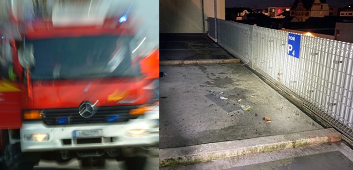Feuer auf vierter Ebene – Zeugen gesucht