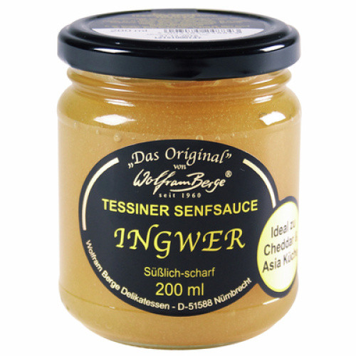 Tessiner Ingwer Senfsauce 200ml Tessiner Ingwer Senfsauce 200ml