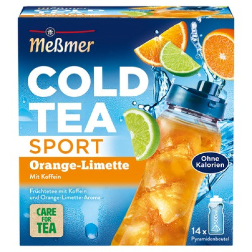 Cold Tea Sport Orange-Limette mit Koffein 14x2,75g Cold Tea Sport Orange-Limette mit Koffein 14x2,75g