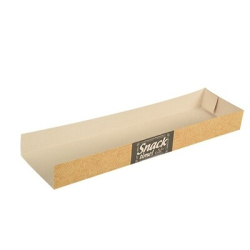 Papstar Pure Snacktray 3x7,5x28,5cm 50St Papstar Pure Snacktray 3x7,5x28,5cm 50St