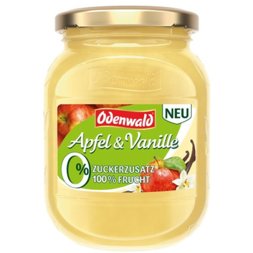 Apfelmus mit Vanille ohne Zucker 375ml Apfelmus mit Vanille ohne Zucker 375ml