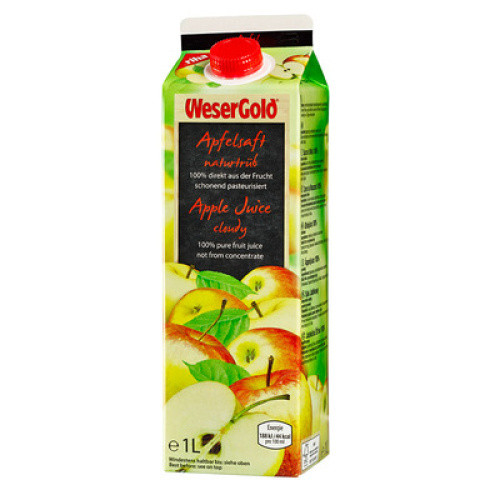 Apfel Direktsaft naturtrüb 1L Apfel Direktsaft naturtrüb 1L