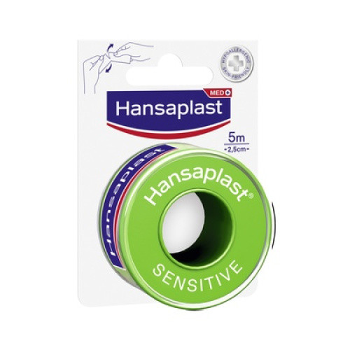 Hansaplast Sensitive 5mx2,5cm 1St Hansaplast Sensitive 5mx2,5cm 1St