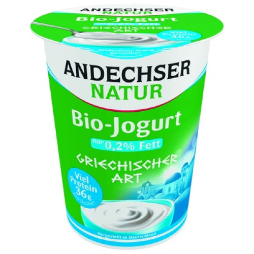 Bio Joghurt griechischer Art 0,2% frisch 400 g Bio Joghurt griechischer Art 0,2% frisch 400 g