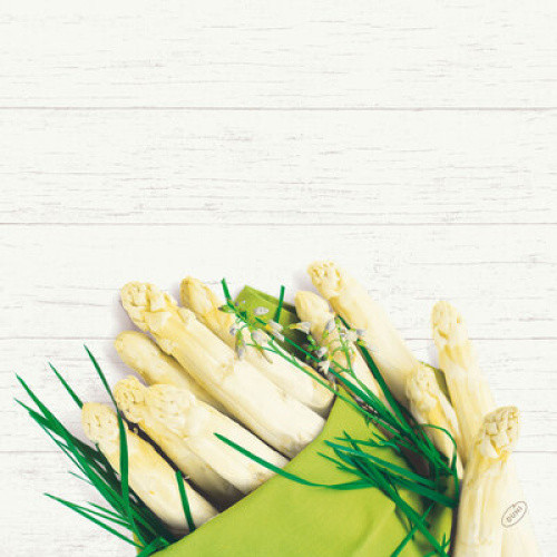 Dunisoft-Servietten `White Asparagus` 60St Dunisoft-Servietten `White Asparagus` 60St